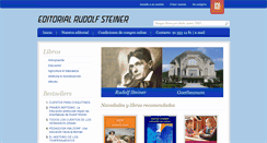Desktop Screenshot of editorialrudolfsteiner.com