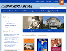 Tablet Screenshot of editorialrudolfsteiner.com